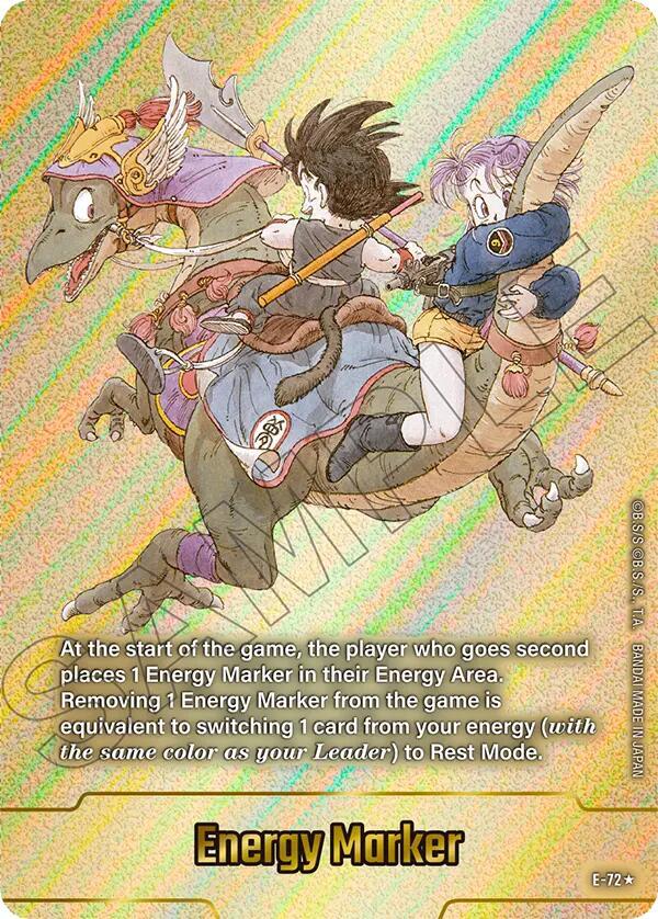 Energy Marker (E-72) (Gold) - Fusion World Energy Markers (DBSFW_EM)