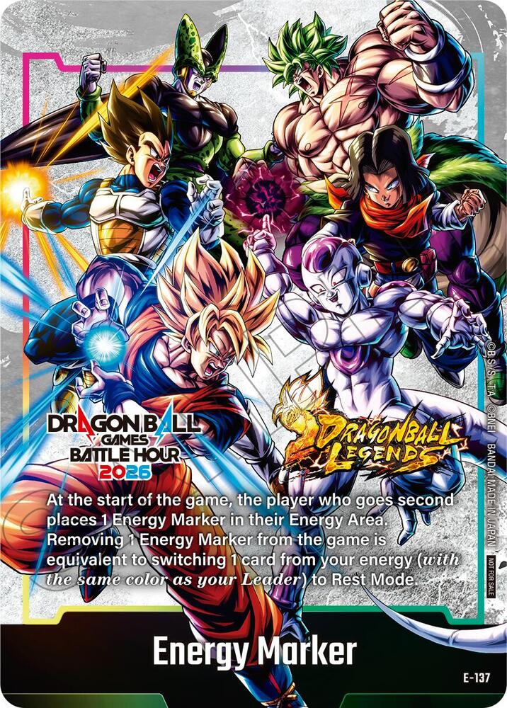 Energy Marker (E-137) - Fusion World Energy Markers (DBSFW_EM)
