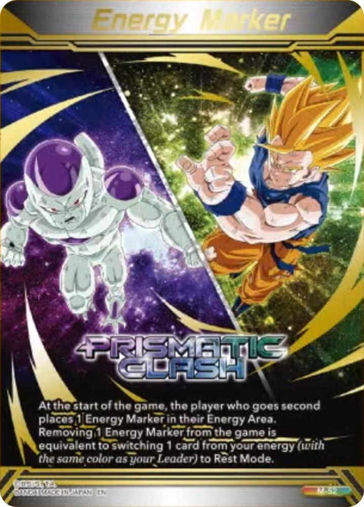 Energy Marker - Prismatic Clash (M-52) (Gold-Stamped) - Three Glorious Fighters (BT30)