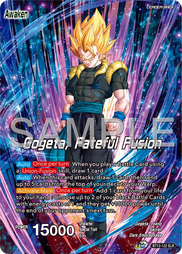 Son Goku & Vegeta | Gogeta, Fateful Fusion BT12-122 SLR