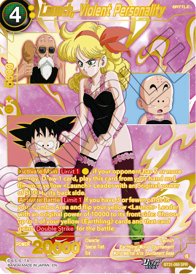 Launch, Violent Personality BT31-066 SPR