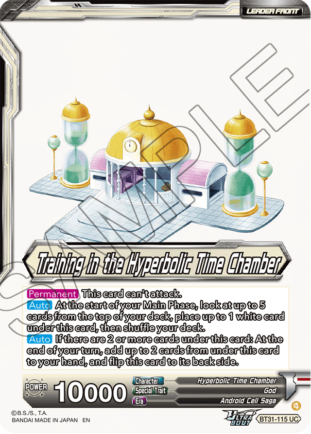 Completed Training in the Hyperbolic Time Chamber BT31-115 SLR