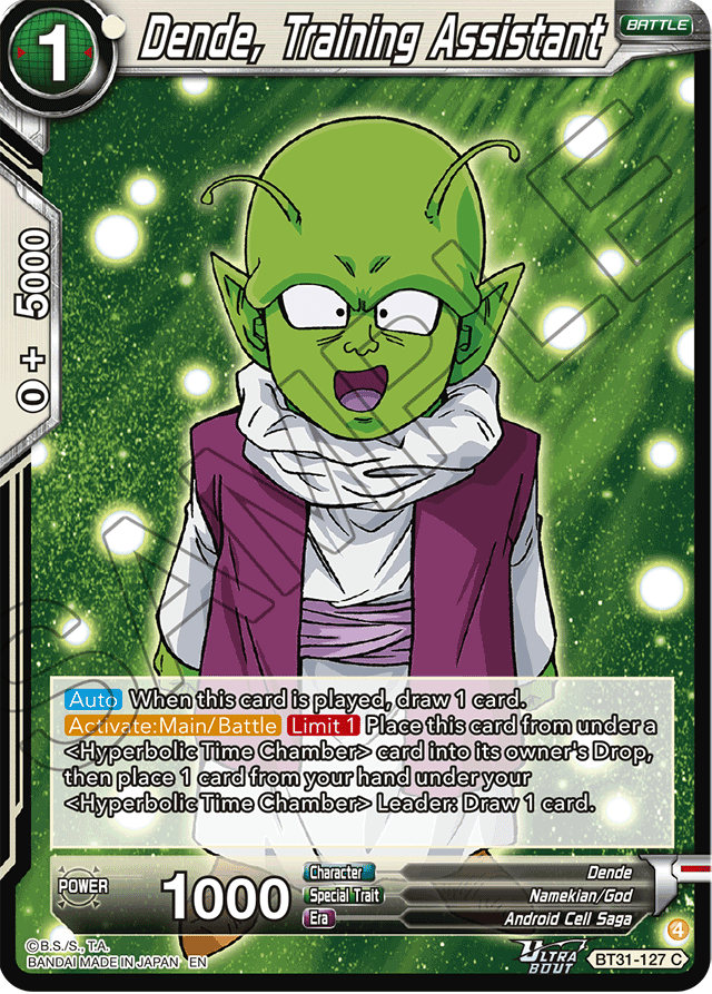 Dende, Training Assistant BT31-127 C