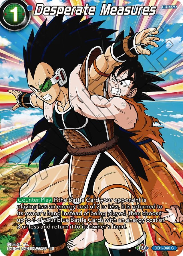 Desperate Measures DB1-040 C Alt Art History of Goku