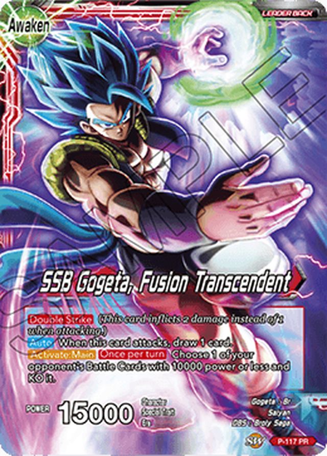 Super Saiyan Gogeta | SSB Gogeta, Fusion Transcendent P-117 PR