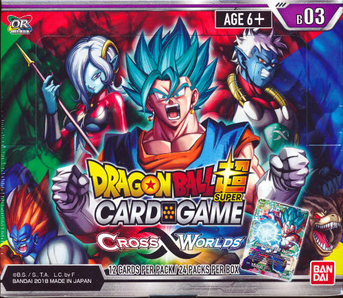 Dragon Ball Super DBS-B03 "Cross Worlds" Booster Box