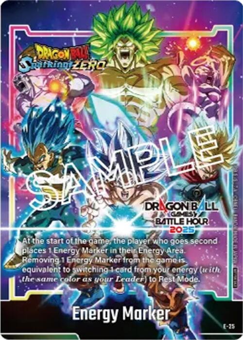 Energy Marker (E-25) (Dragon Ball Games Battle Hour 2025 Promo Card Set) - Fusion World Energy Markers (DBSFW_EM)