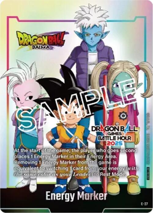 Energy Marker (E-27) (Dragon Ball Games Battle Hour 2025 Promo Card Set) - Fusion World Energy Markers (DBSFW_EM)