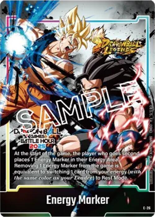 Energy Marker (E-26) (Dragon Ball Games Battle Hour 2025 Promo Card Set) - Fusion World Energy Markers (DBSFW_EM)