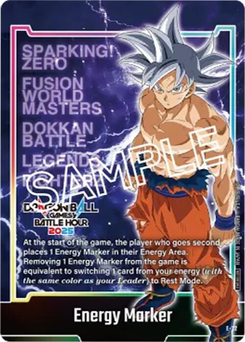 Energy Marker (E-22) (Dragon Ball Games Battle Hour 2025 Promo Card Set) - Fusion World Energy Markers (DBSFW_EM)