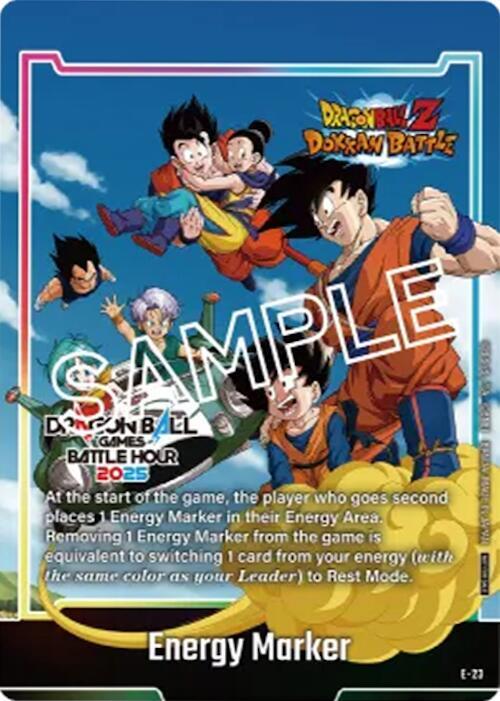 Energy Marker (E-23) (Dragon Ball Games Battle Hour 2025 Promo Card Set) - Fusion World Energy Markers (DBSFW_EM)