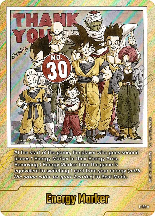 Energy Marker (E-60) (Gold) - Fusion World Energy Markers (DBSFW_EM)