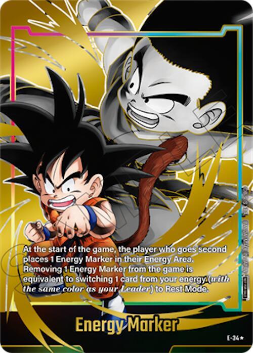Energy Marker (E-34) (Gold) - Fusion World Energy Markers (DBSFW_EM)