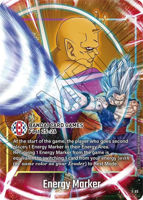 Energy Marker (E-93) - Fusion World Energy Markers (DBSFW_EM)