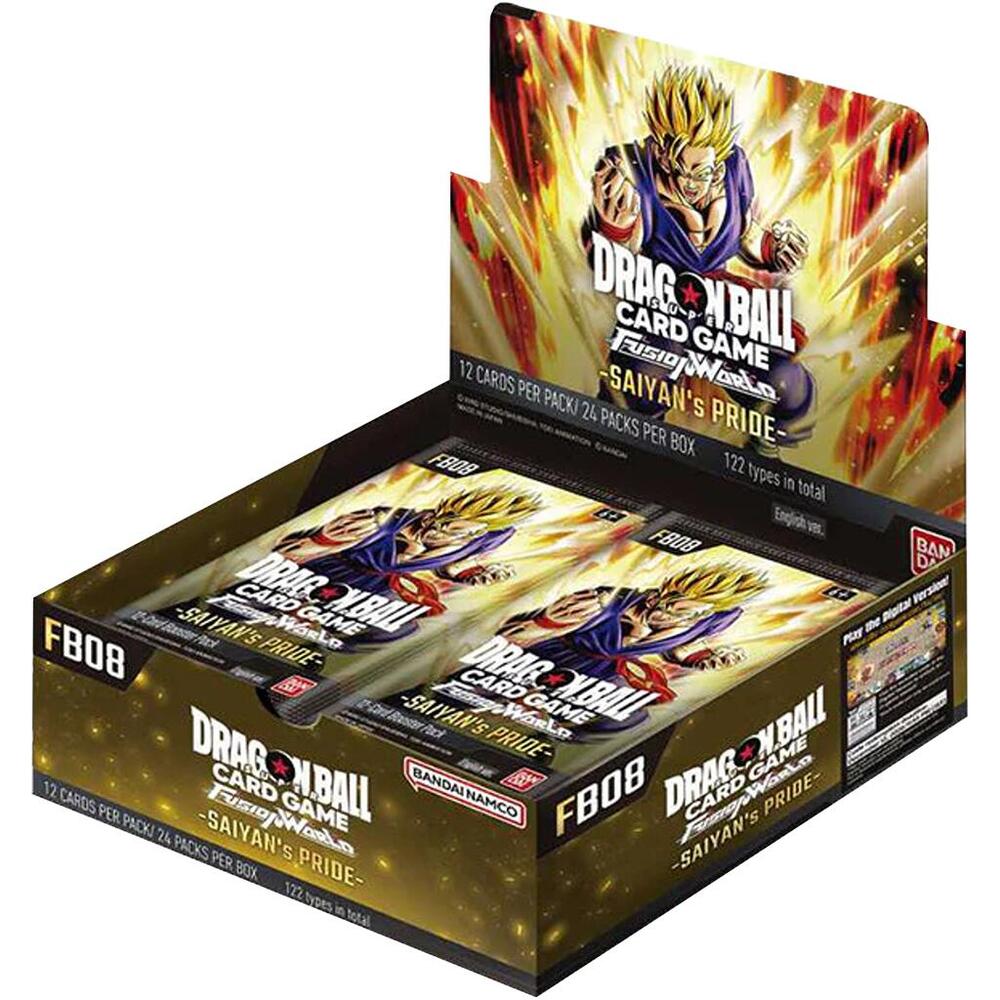 DBS Fusion World FB-08 "Saiyan's Pride" Booster Box
