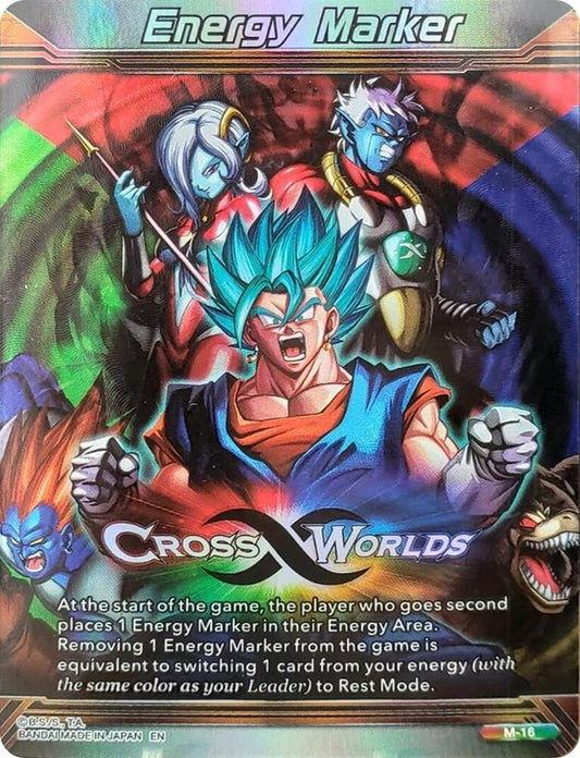 Energy Marker - Cross Worlds (M-16) (Silver) - Prismatic Clash (BT28)