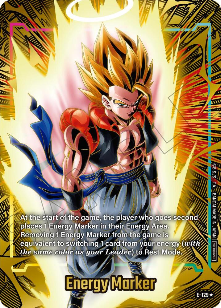 Energy Marker (E-129) (Gold) - Fusion World Energy Markers (DBSFW_EM)