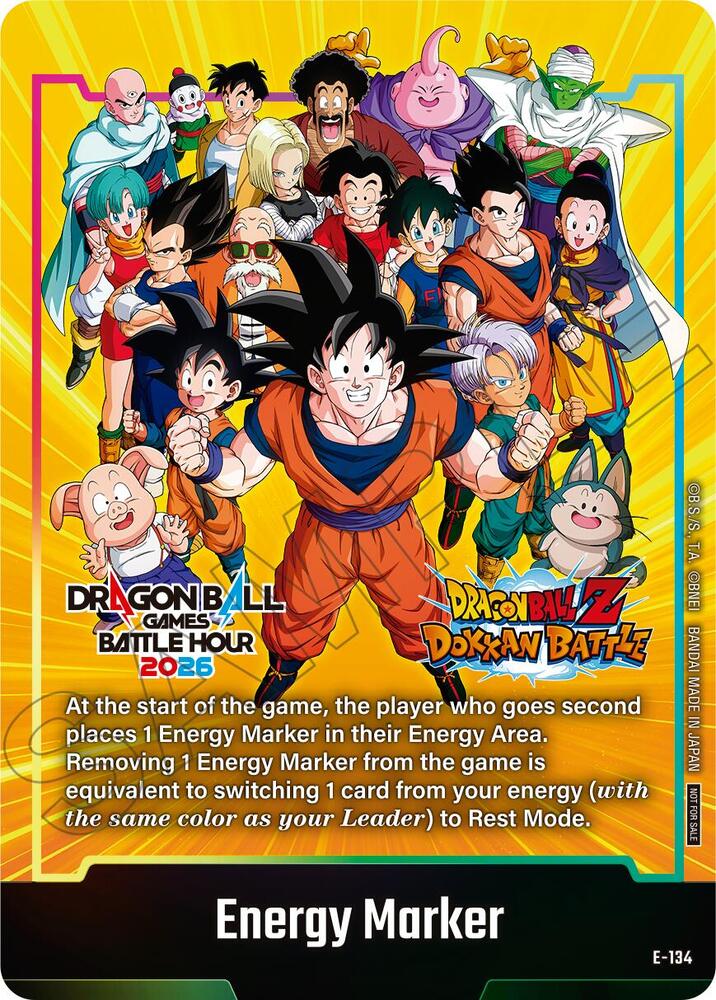 Energy Marker (E-134) - Fusion World Energy Markers (DBSFW_EM)