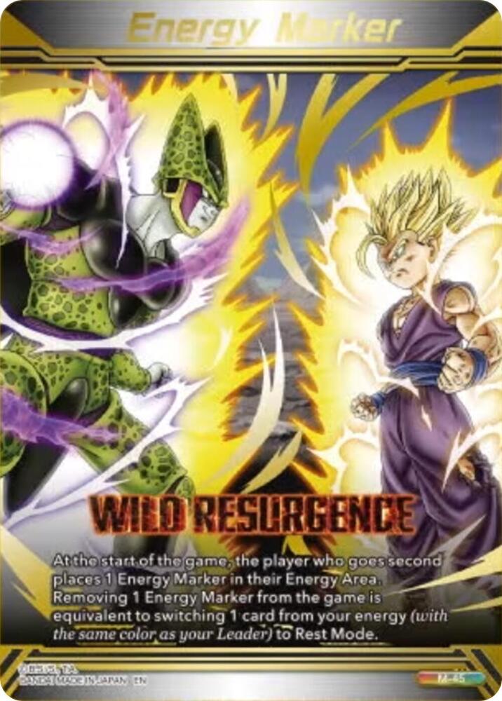 Energy Marker - Wild Resurgence (M-45) (Gold-Stamped) - Three Glorious Fighters (BT30)