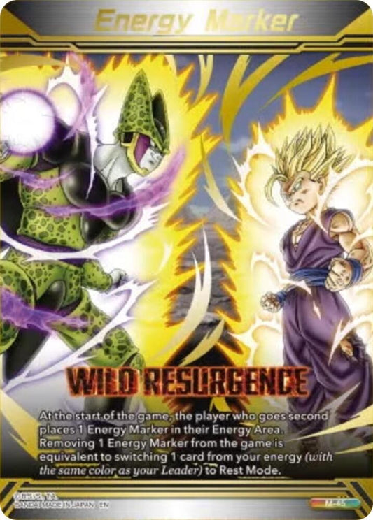 Energy Marker - Wild Resurgence (M-45) (Gold-Stamped) - Three Glorious Fighters (BT30)