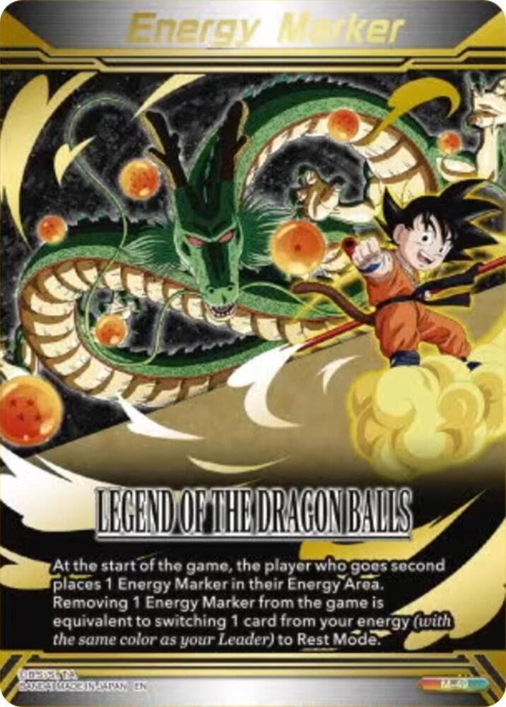 Energy Marker - Legend of the Dragon Balls (M-49) (Gold-Stamped) - Three Glorious Fighters (BT30)