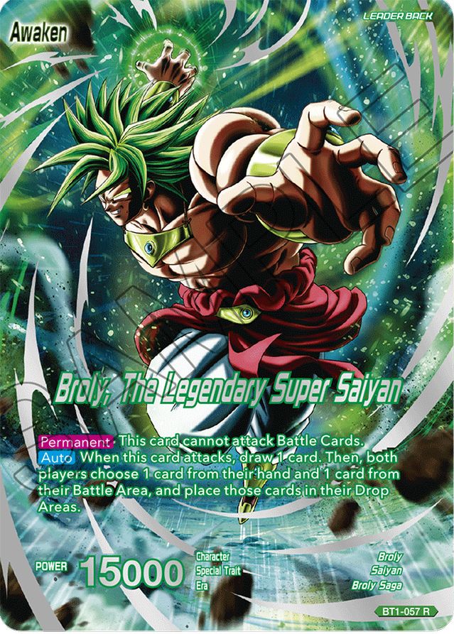 Broly | Broly, The Legendary Super Saiyan BT1-057 R Alt Art Collectors Selection