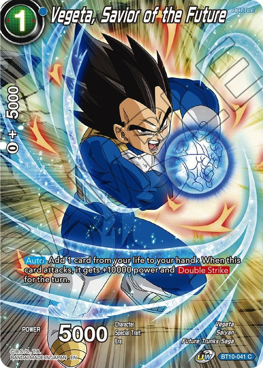 Vegeta, Savior of the Future BT10-041 C Alt Art History of Vegeta