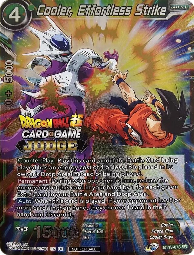 Cooler, Effortless Strike BT13-073 SR Judge