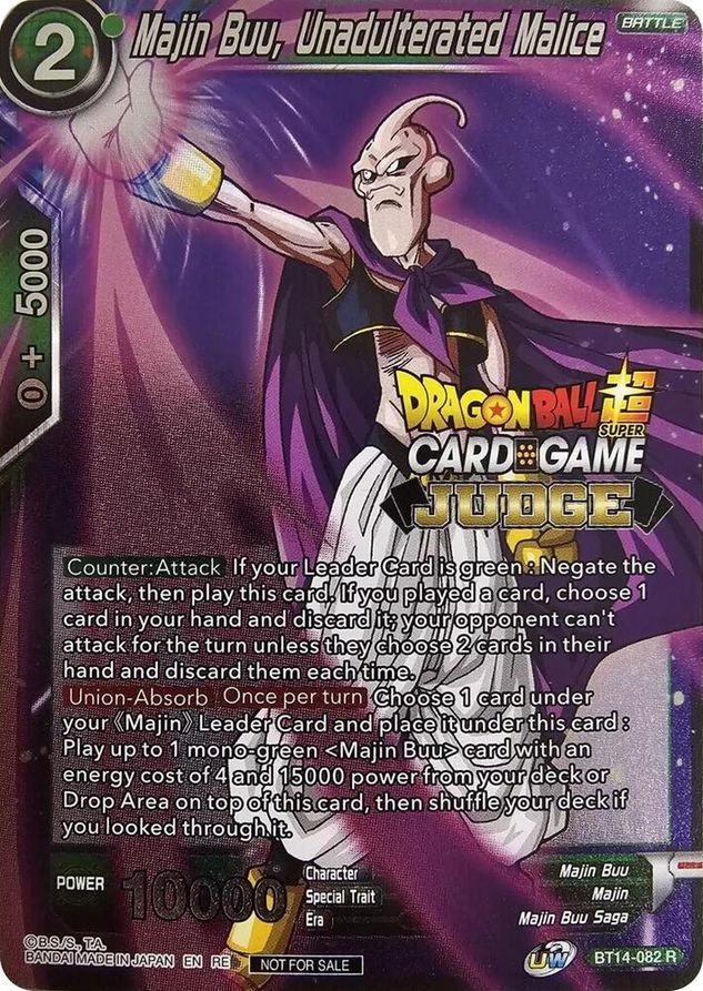 Majin Buu, Unadulterated Malice BT14-082 R Judge
