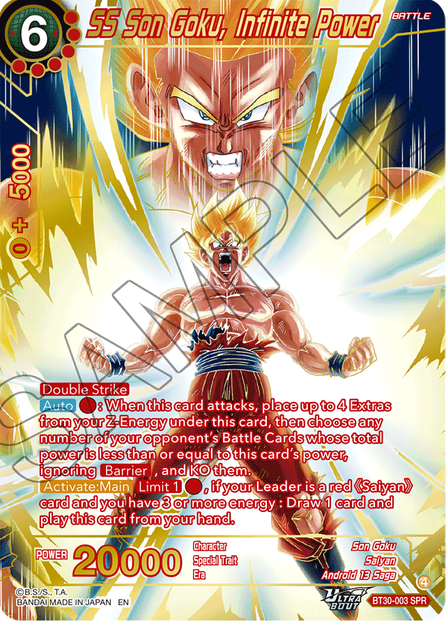 SS Son Goku, Infinite Power BT30-003 SPR