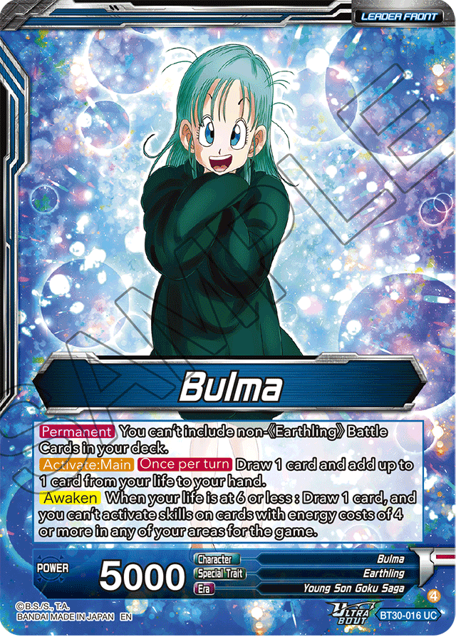Bulma // Bulma, Adventurous Bunny Girl BT30-016 UC