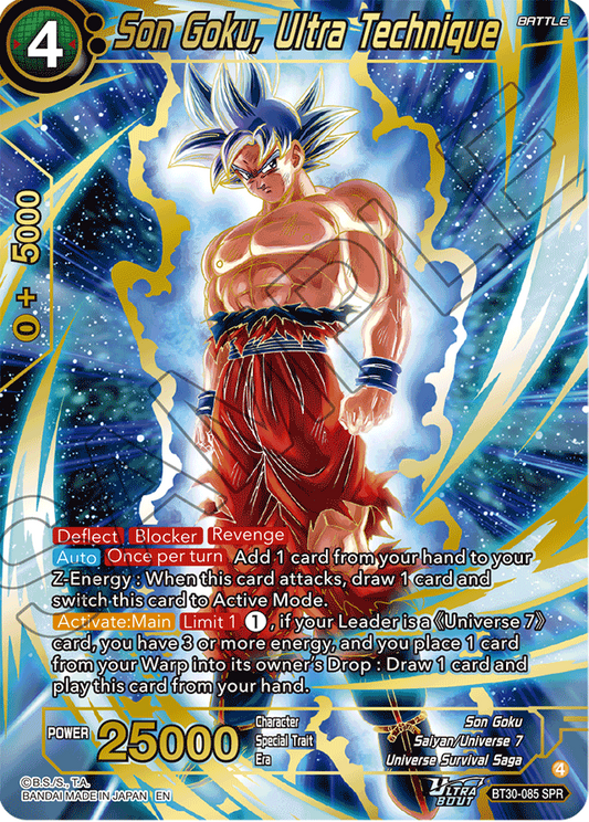 Son Goku, Ultra Technique BT30-085 SPR