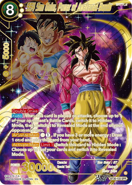 SS4 Son Goku, Power of Awakened Bonds BT30-133 SPR