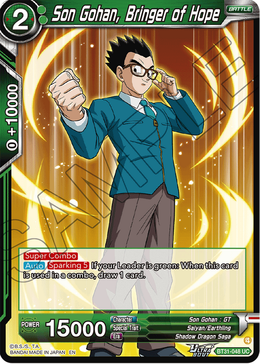 Son Gohan, Bringer of Hope BT31-048 UC