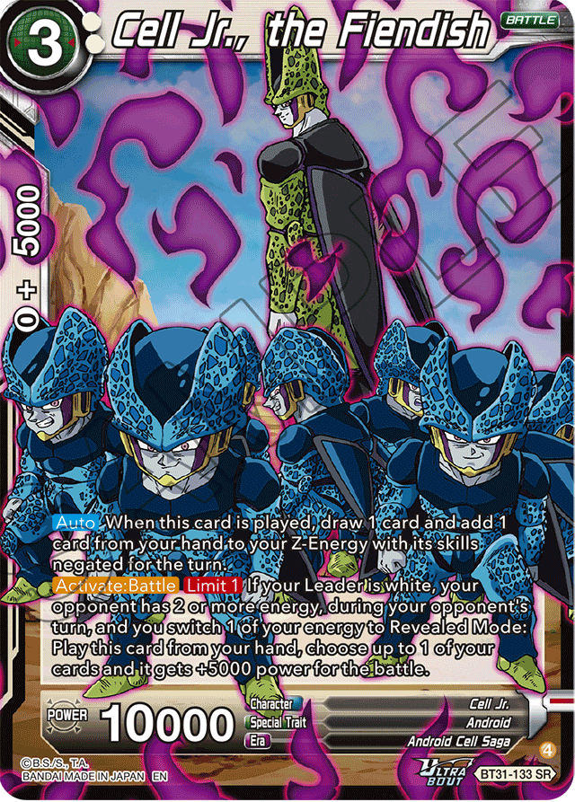 Cell Jr., the Fiendish BT31-133 SR