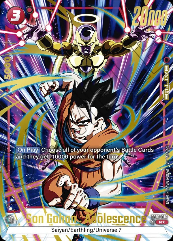 Son Gohan : Adolescence (Alternate Art) FB01-016 R