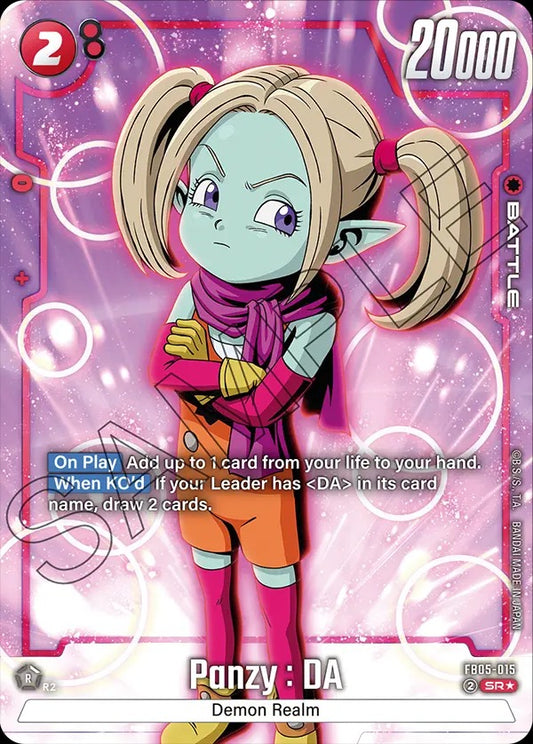 Panzy : DA (Alternate Art) FB05-015 SR