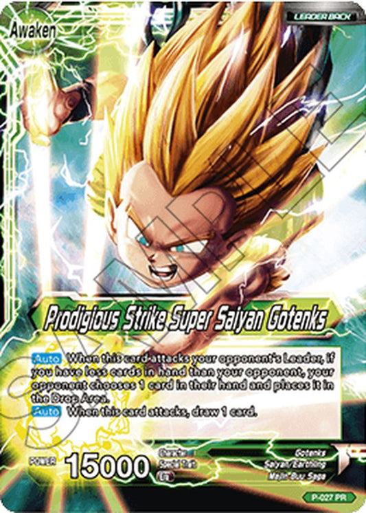 Gotenks | Prodigious Strike Super Saiyan Gotenks P-027 PR