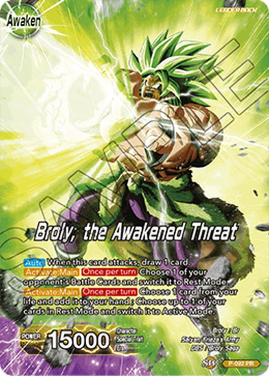 Broly | Broly, the Awakened Threat P-092 PR Alt Art Magnificent Collection (foil)