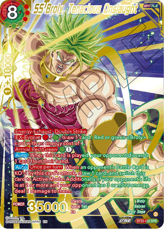 SS Broly, Tenacious Onslaught BT22-132 SPR