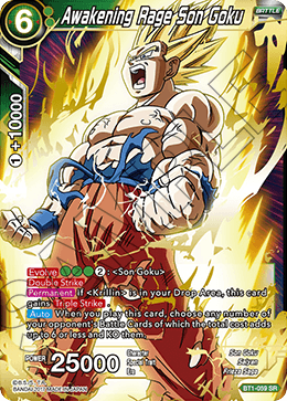 BT1-059 - Awakening Rage Son Goku - Super Rare (SR)