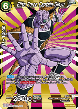 BT1-095 - Elite Force Captain Ginyu - Super Rare (SR)