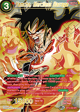 BT10-008 - Yamcha, Merciless Barrage - Special Rare (SPR)