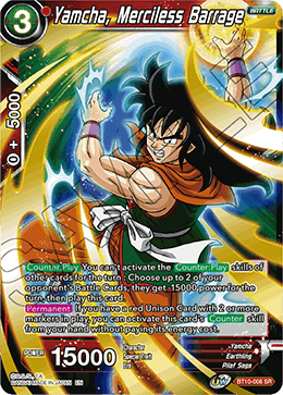 BT10-008 - Yamcha, Merciless Barrage 2ndEd - Super Rare (SR)