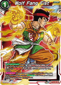 BT10-030 - Wolf Fang Fist - Super Rare (SR)