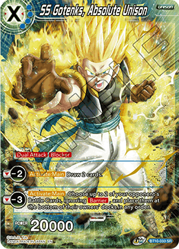 BT10-033 - SS Gotenks, Absolute Unison 2ndEd - Super Rare (SR)