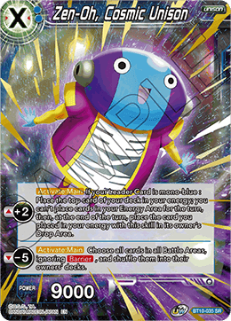 BT10-035 - Zen-Oh, Cosmic Unison - Super Rare (SR)