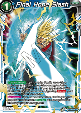 BT10-056 - Final Hope Slash - Super Rare (SR)