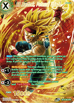 BT10-062 - SS Bardock, Paternal Unison - Special Rare (SPR)