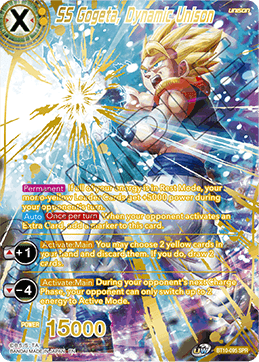 BT10-095 - SS Gogeta, Dynamic Unison - Special Rare (SPR)